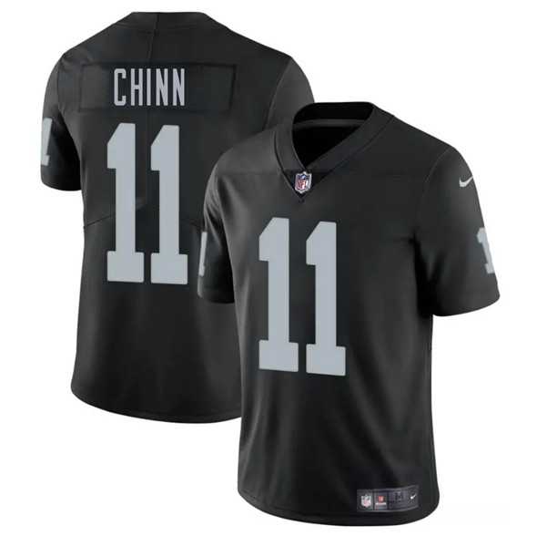 Men & Women & Youth Las Vegas Raiders #11 Jeremy Chinn Black 2025 Vapor Stitched Jersey